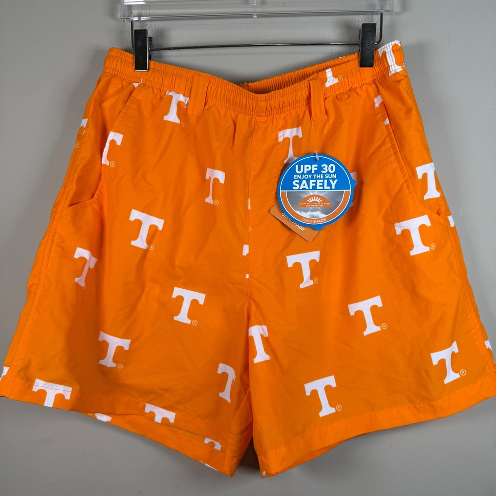 Columbia NWT NCAA Tennessee Volunteers PFG Swim 6" Inseam Trunks UPF 30 Medium